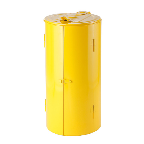 Stojak zamkniety 120 l, malowany - żółty